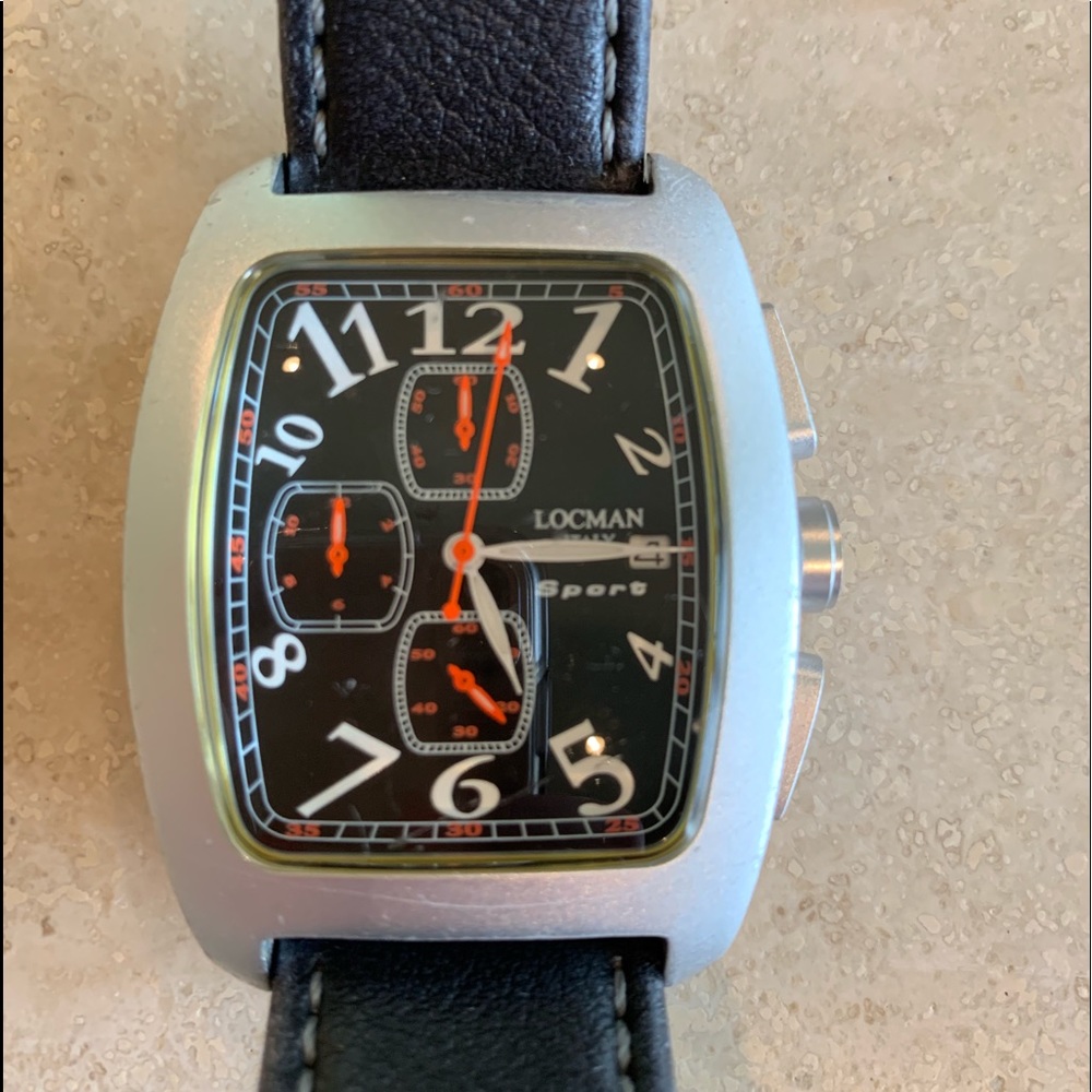 Locman REF.487 Sport Tonneau Wrist Watch.